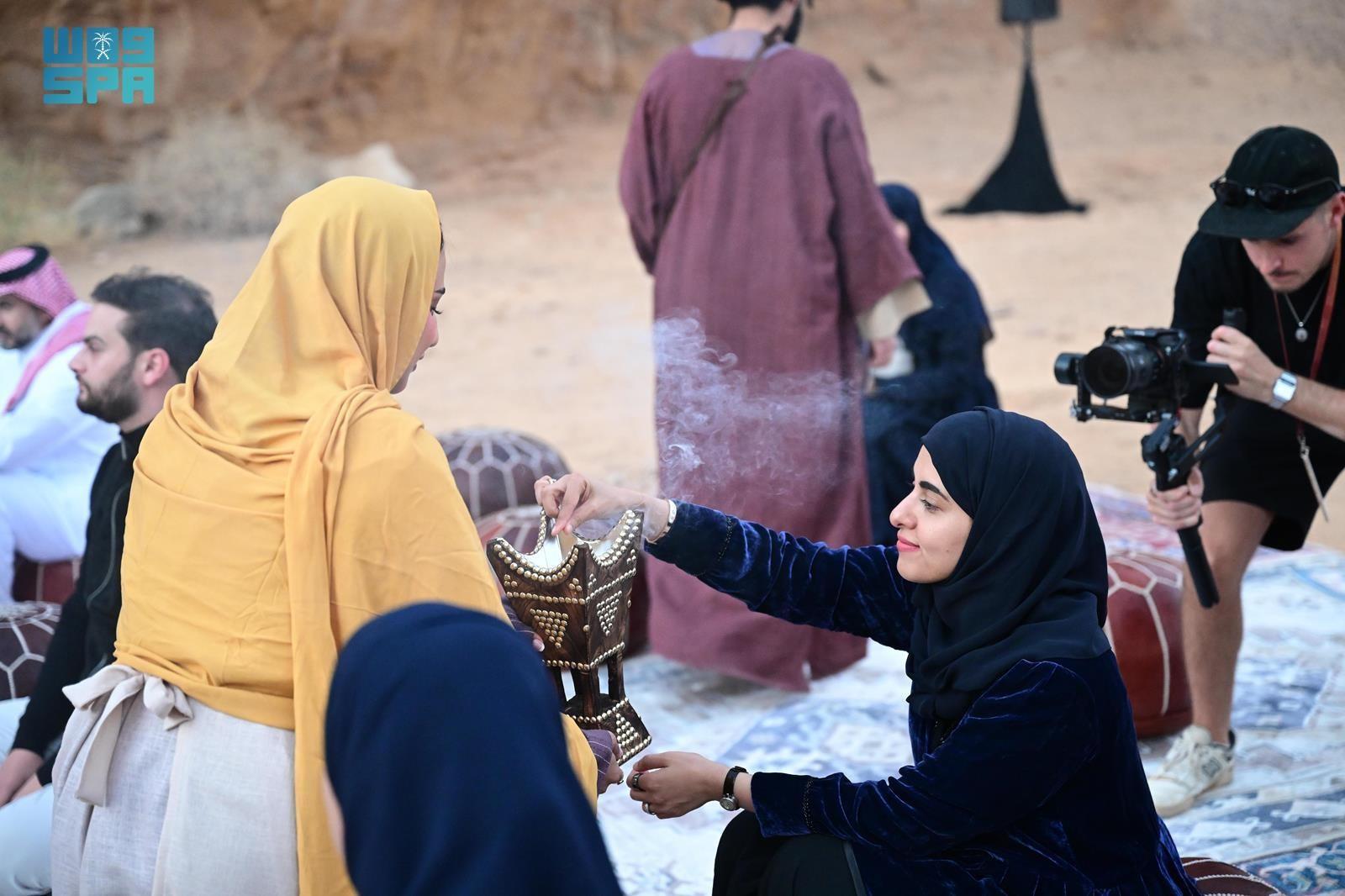 The festival spans the Dadan, Lihyan and Nabataeans civilizations, and includes the modern era. (SPA)
