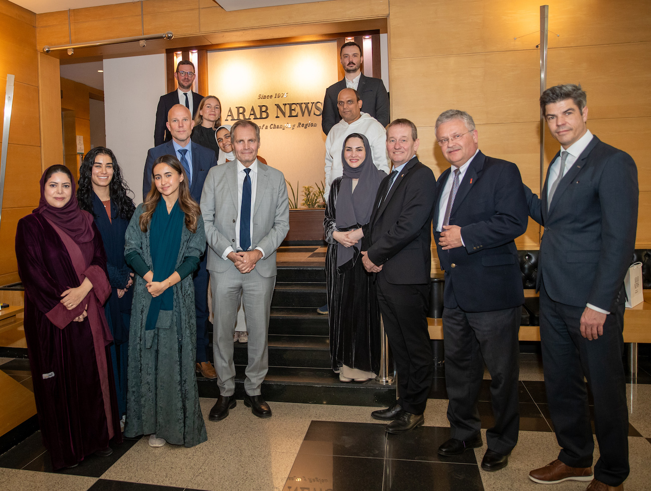 Delegation of Danish MPs visits Arab News headquarters