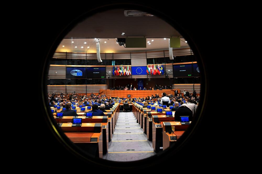 The European Parliament’s resolution also called for a ban on loot boxes, virtual items that can be won or bought with real money, and on engagement-based recommender algorithms for minors. (AFP)