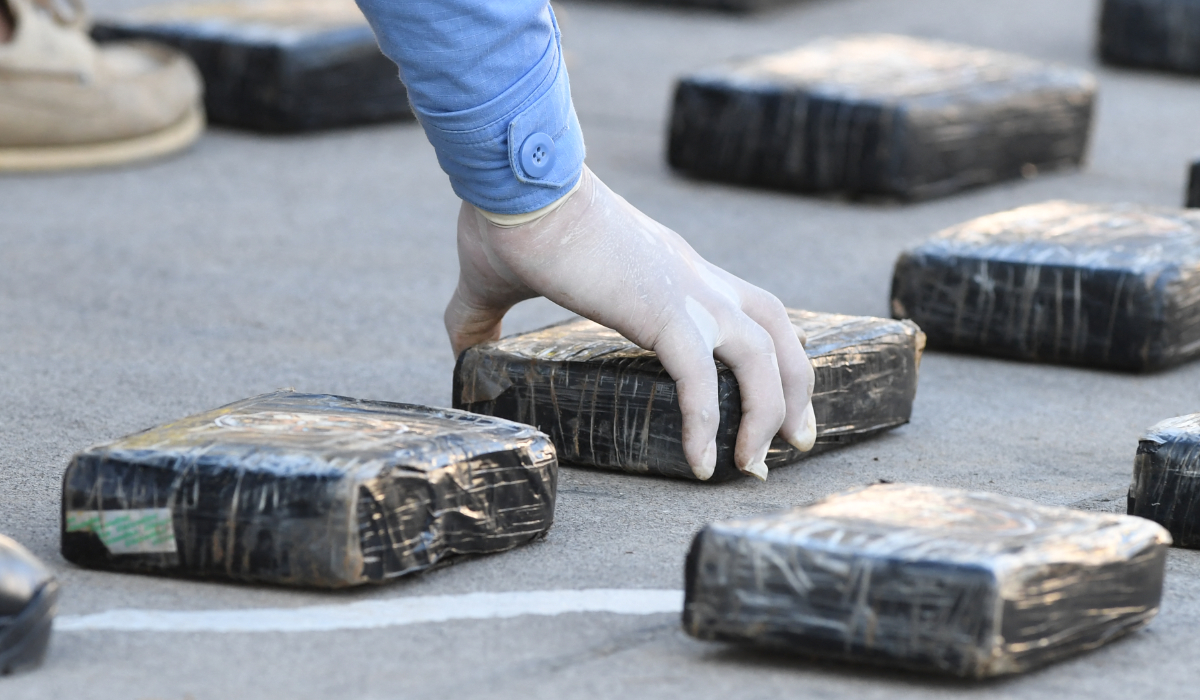 Saudi authorities seized 52,352 captagon pills and 3.8 kg of cocaine concealed in a shipment and a passenger’s luggage. (AFP file photo)