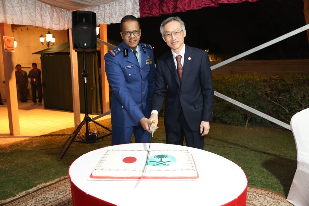 The ambassador delivered a speech highlighting JSDF's participation in the Gulf of Aden's anti-piracy operations as well as its joint exercise in the Indian Ocean. (Supplied)