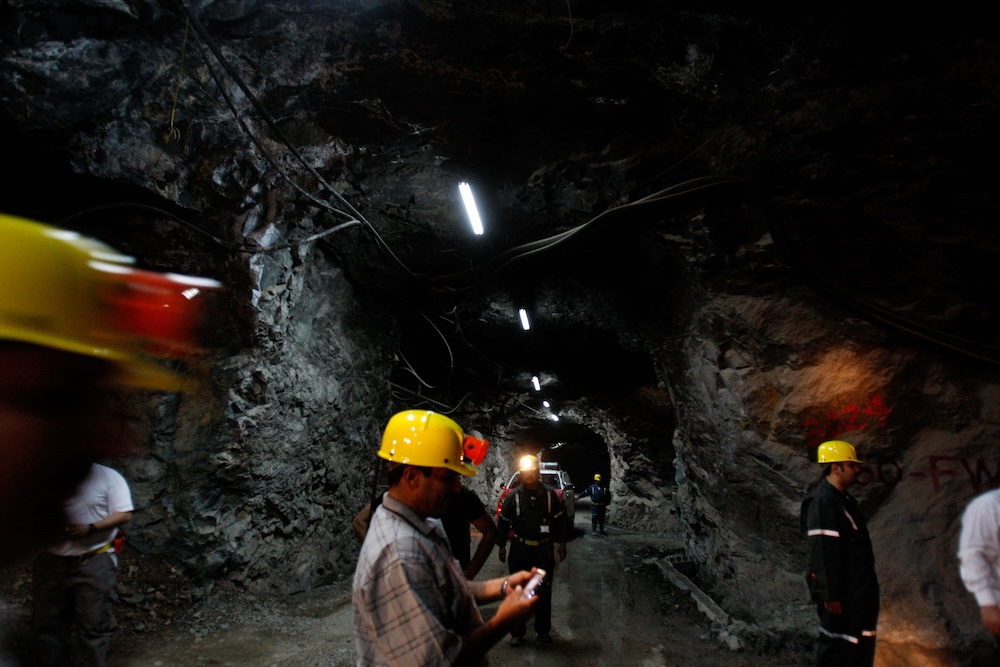 Above, the Al-Amar Gold Mine in the Riyadh region on May 28, 2008. (AFP file photo)