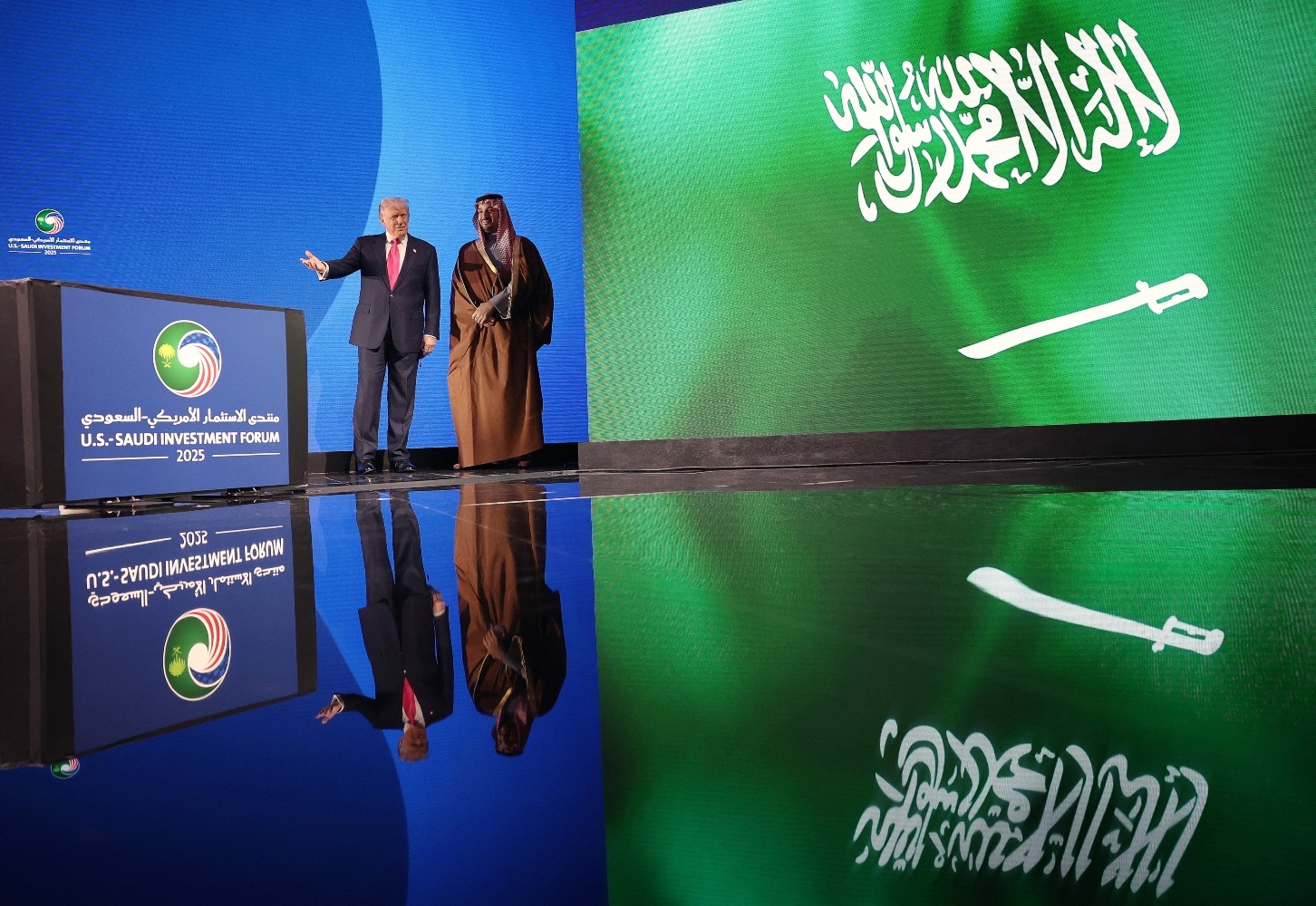 Citizens hope that the Saudi-US partnership will be utilized as a tool for resolving the crises in the Middle East (AFP)