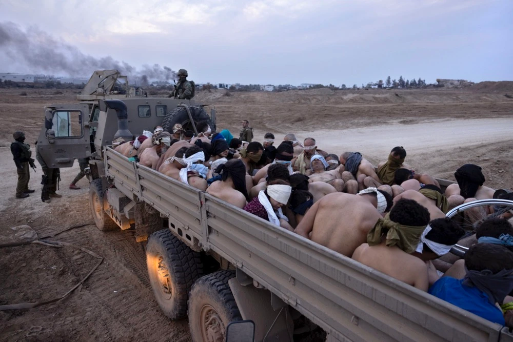 Although the five Israeli soldiers at Sde Teiman were charged with the abuse of Palestinian detainees none of them have been named or stood trial. (AP)