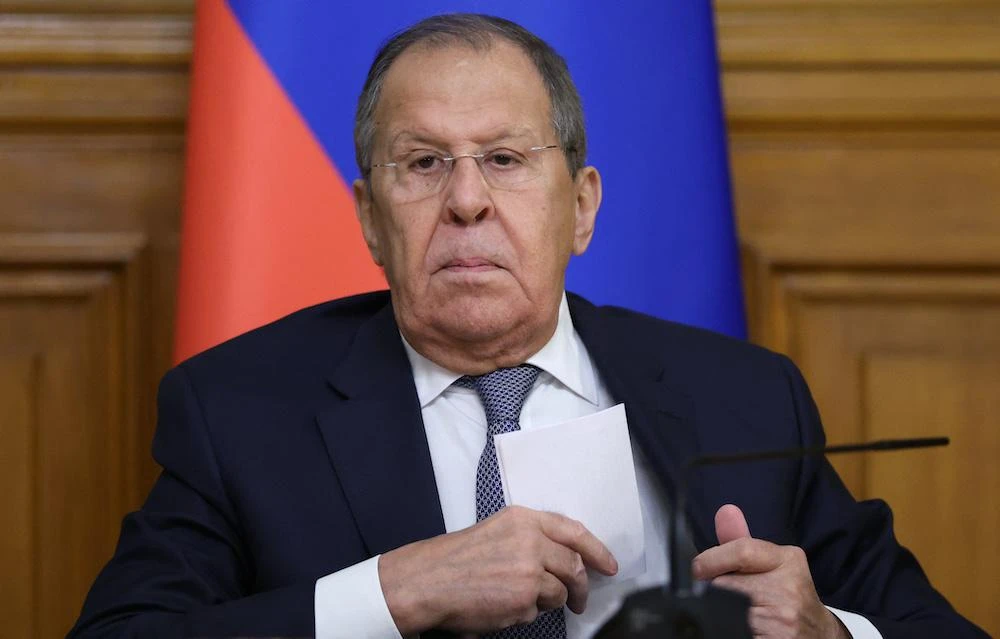 Russian Foreign Minister Sergei Lavrov said communication with the US was ‘important for discussing the Ukrainian issue and promoting the bilateral agenda.’ (AFP)