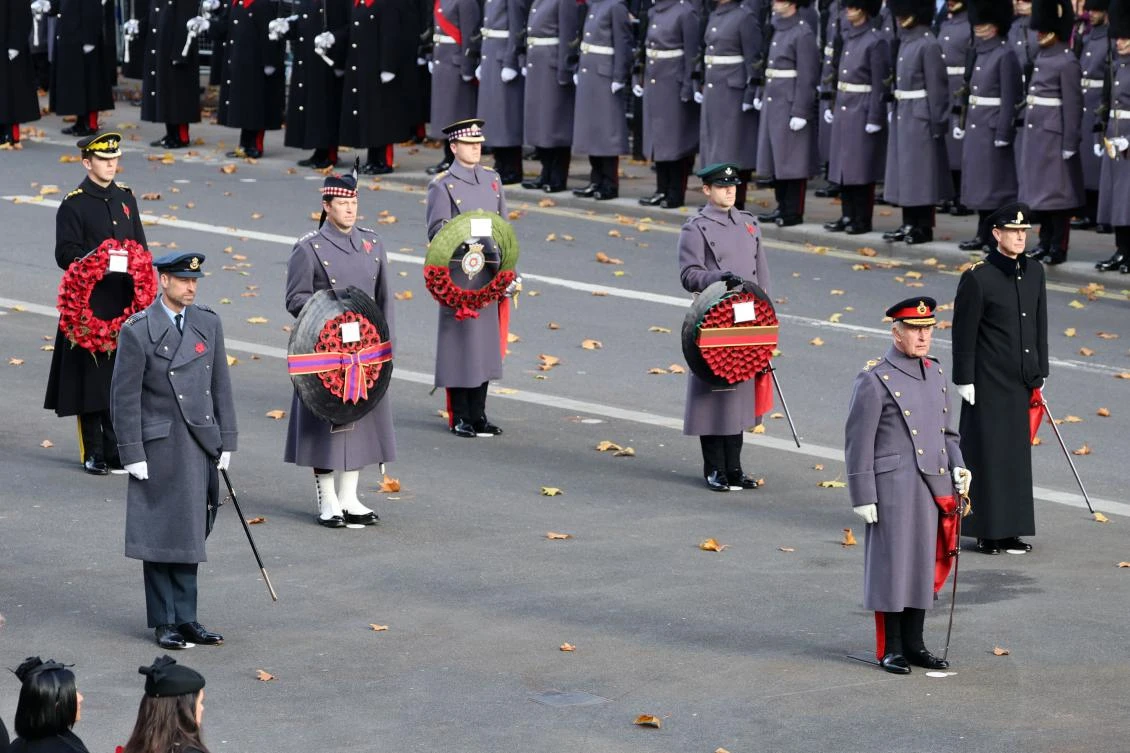 UK’s King Charles honors nation’s war dead