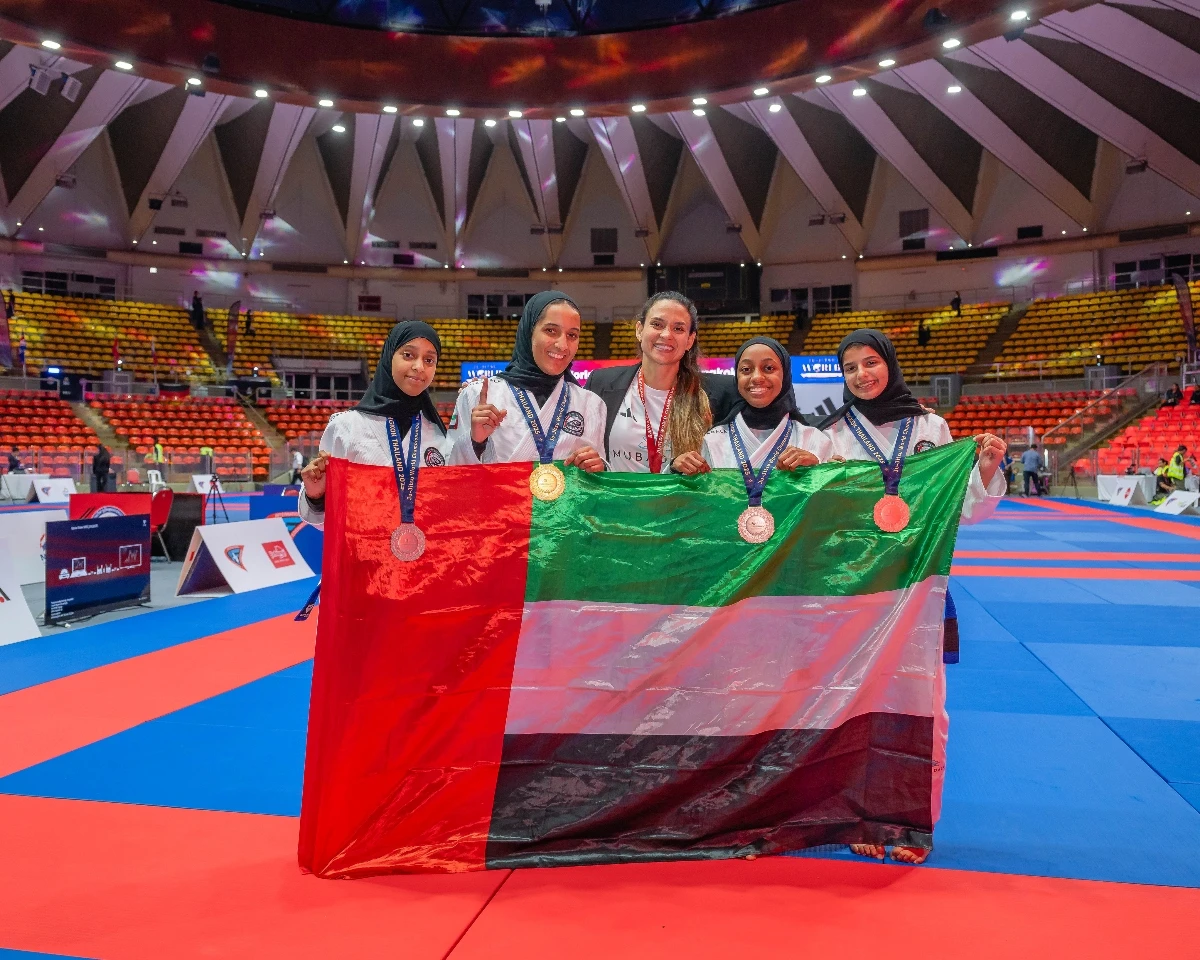The UAE's medal tally at the 2025 World Youth Jiu-Jitsu Championship now stands at 10. (UAEJJF)