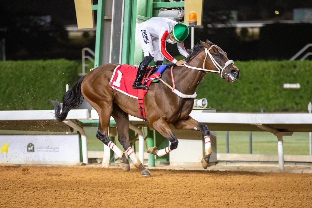 Lilaelem and Camilo Ospina win in Riyadh on Oct. 25. (JCSA//Ibrahim Almuzini)