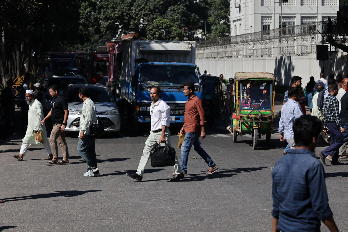Some people expressed tension and confusion over what lies ahead for the South Asian nation, a parliamentary democracy of 170 million people. (Reuters)