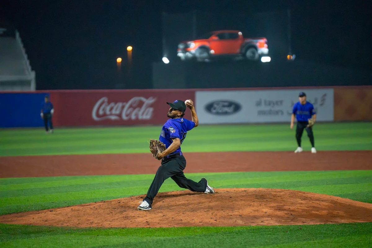 Mumbai Cobras pitcher Tushar Lalwani. (Supplied)