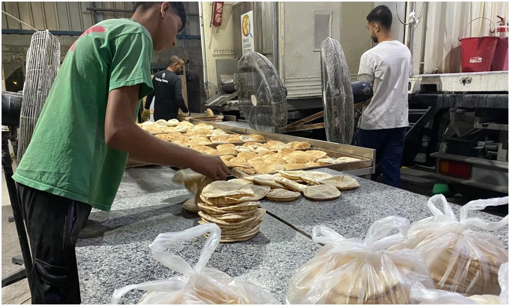 The mobile bakery arrived in Gaza in December 2024 as part of a royal initiative to alleviate Palestinian suffering. (Petra)