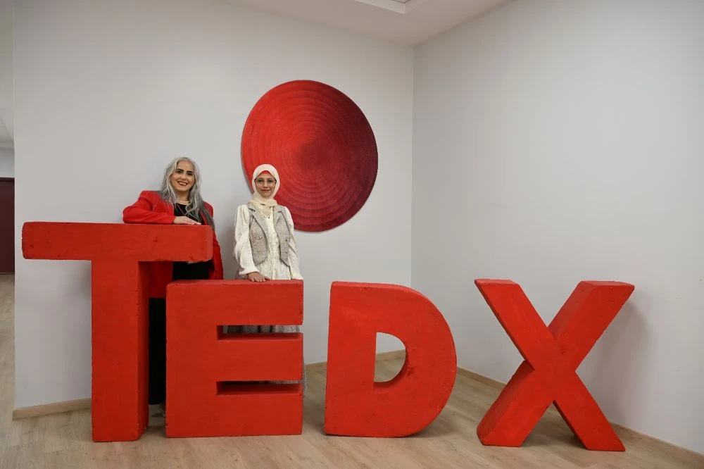 The TEDxYouth at ISG Dammam organizers, Muna Brookshire, left, and Nadia Iqbal. (Supplied)