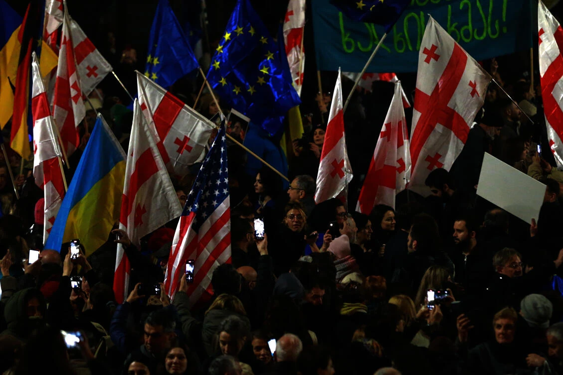 Thousands stage pro-EU protest in Georgia
