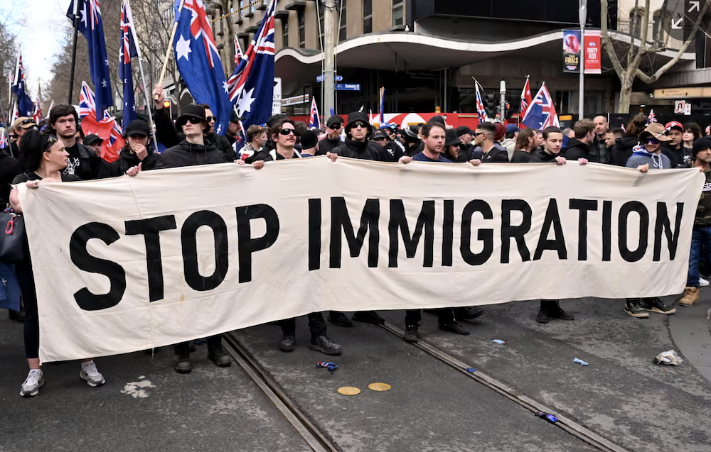 Successive global crises have impacted the West, leading to a rise of resentment toward immigrants. (AFP/File Photo)