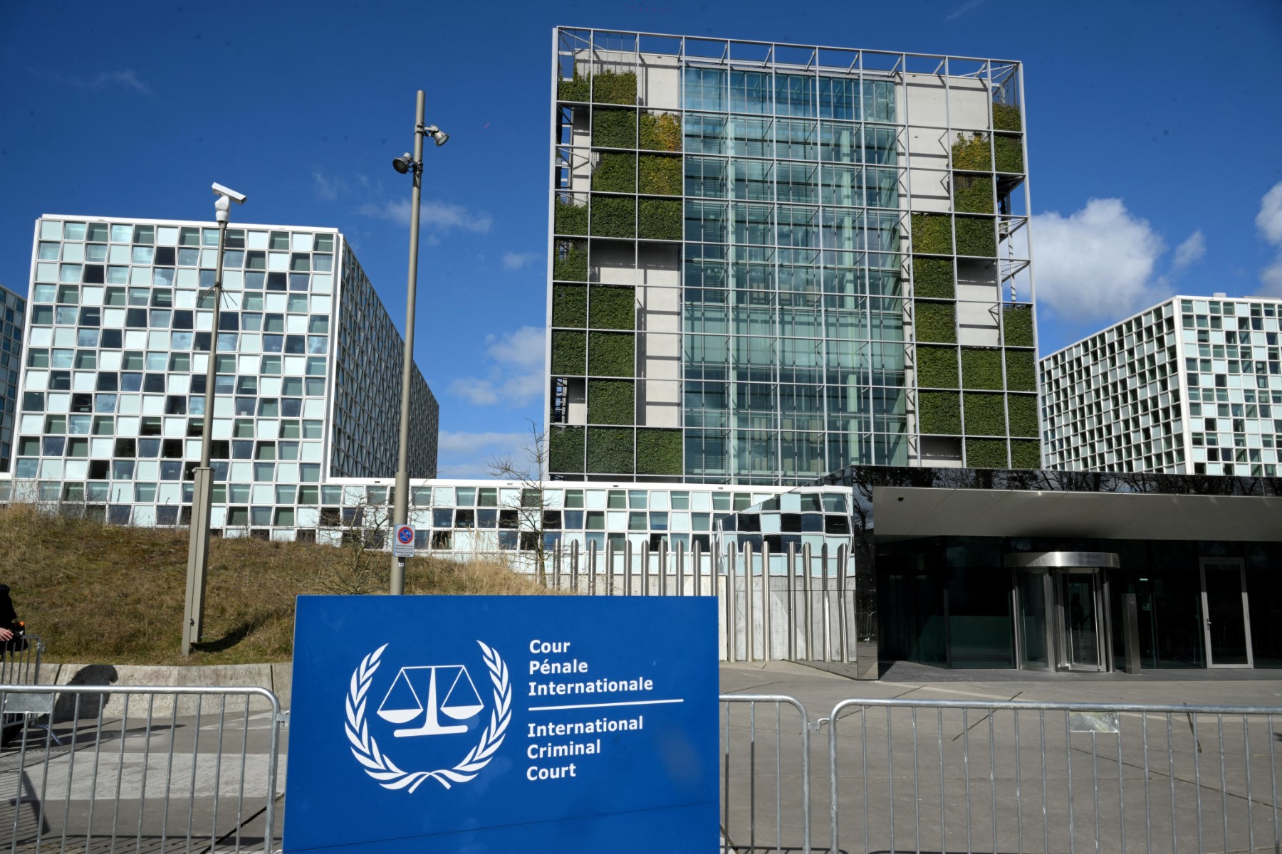 This photograph taken on March 14, 2025 shows the International Criminal Court (ICC) in The Hague. (AFP)