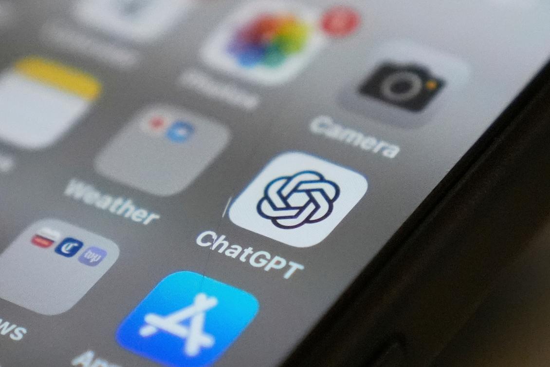 Chat GPT app icon is seen on a smartphone screen, Aug. 4, 2025, in Chicago. (File/AP)