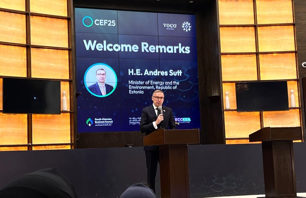 Estonian minister eyes green collaboration with Saudi Arabia