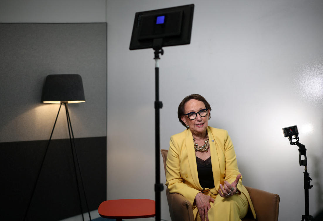 Rebeca Grynspan, former Vice President of Costa Rica, is a frontrunner to become the next United Nations secretary-general. (Reuters)