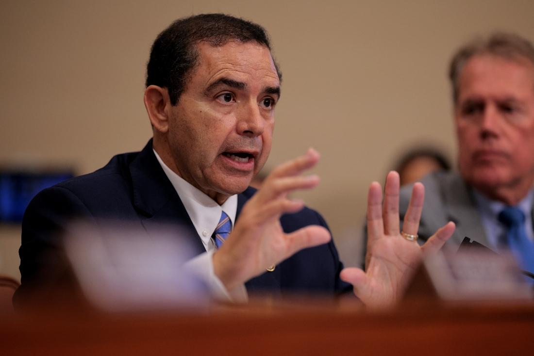 Texas Congressman Henry Cuellar denies claims he accepted hundreds of thousands of dollars worth of bribes. (FILE/AFP)