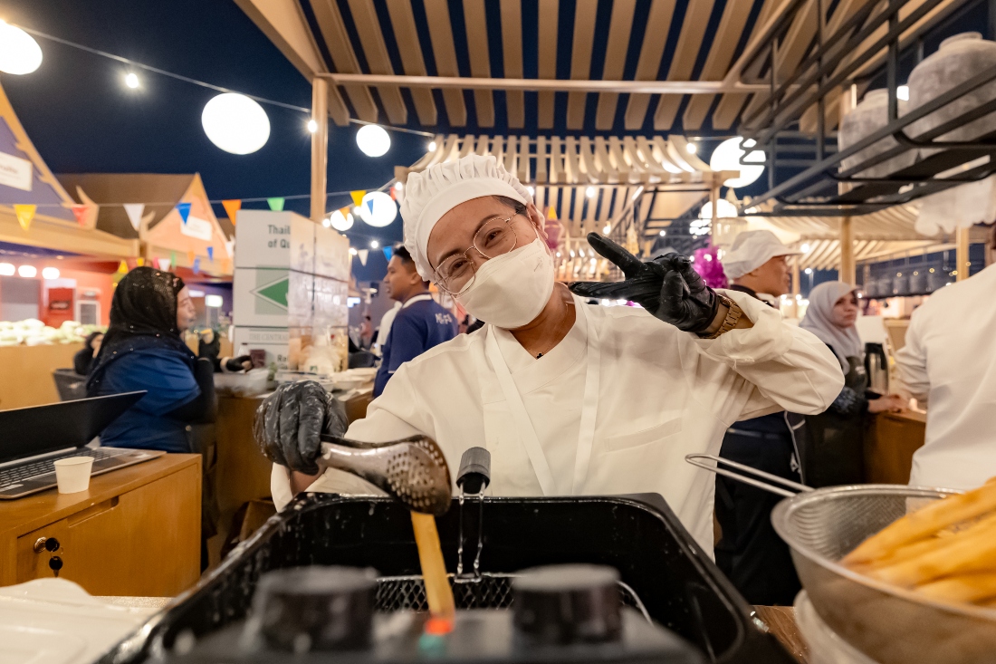 The Thai pavilion at the Waleemah (Feast) Festival attracted many families in Riyadh. The festival, organized by the Culinary Arts Commission, concludes on Saturday (6 Dec). (Supplied)