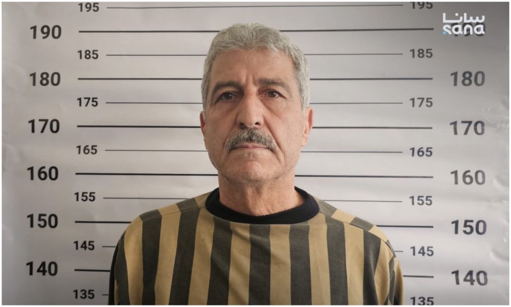 Authorities arrested Abdel Razzak Barakat, a former police chief and MP under the defunct regime of Bashar Assad. (SANA)