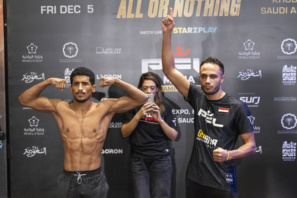 Saudi flyweight prospect Malik Basahel faces a pivotal test in his young professional career when he takes on Egypt’s Mahmoud Atef at the PFL MENA Finals: All or Nothing later on Friday at the Dhahran Expo in Al-Khobar. (Supplied)
