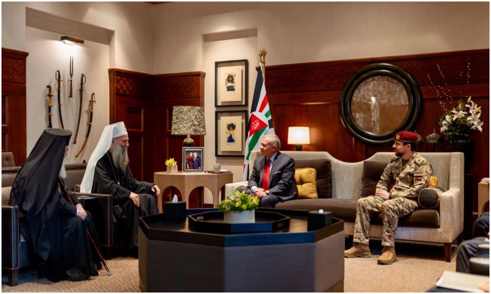 King Abdullah reaffirmed Jordan’s religious and historical role in protecting holy sites under its Hashemite Custodianship. (Petra)