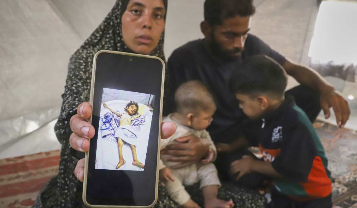 In August, a UN-backed hunger monitor determined that famine conditions were affecting about half a million people — or a quarter of Gaza’s population. (AP)