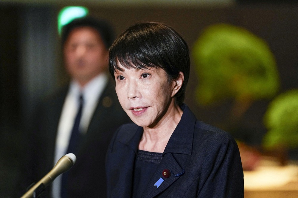 Japanese Prime Minister Sanae Takaichi triggered a dispute with Beijing last month with her remarks on how Tokyo might react to a hypothetical Chinese attack on Taiwan. (Kyodo/Reuters)