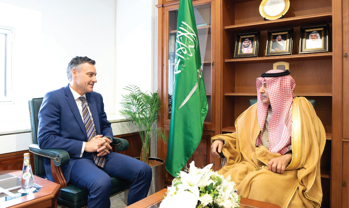 Saudi vice minister meets with Australian delegation