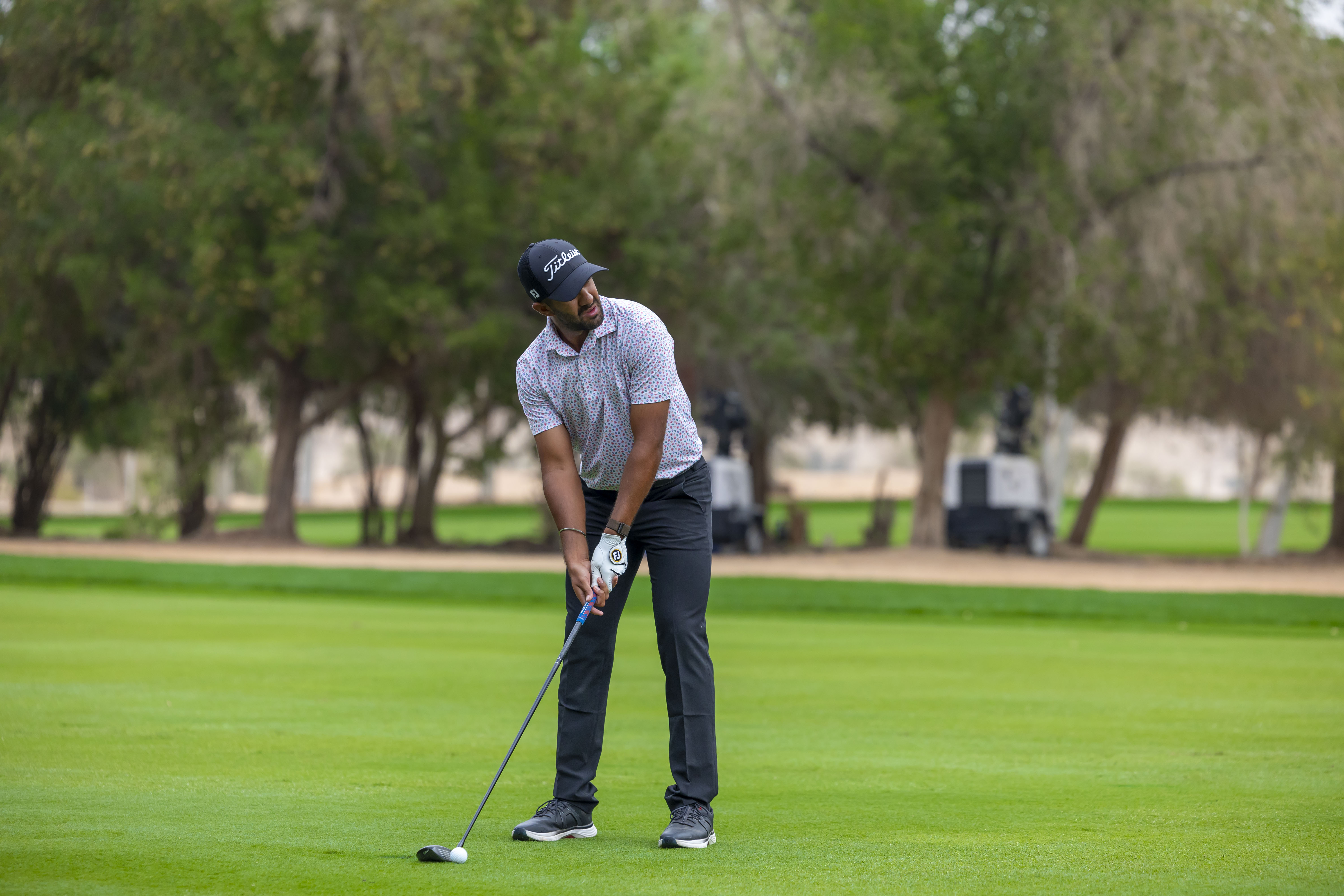 India’s Saptak Talwar leads the Saudi Open after the first round. (Supplied)
