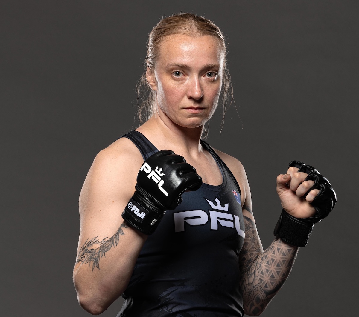 Australian MMA fighter Sara Collins. (PFL)