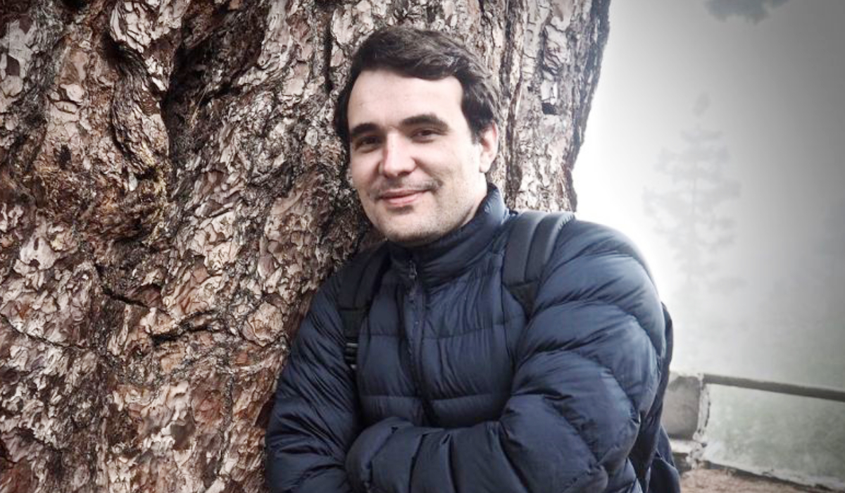 This undated handout photograph released on June 30, 2025, shows Christophe Gleizes, a prominent French sports journalist, at an unknown location. (AFP)