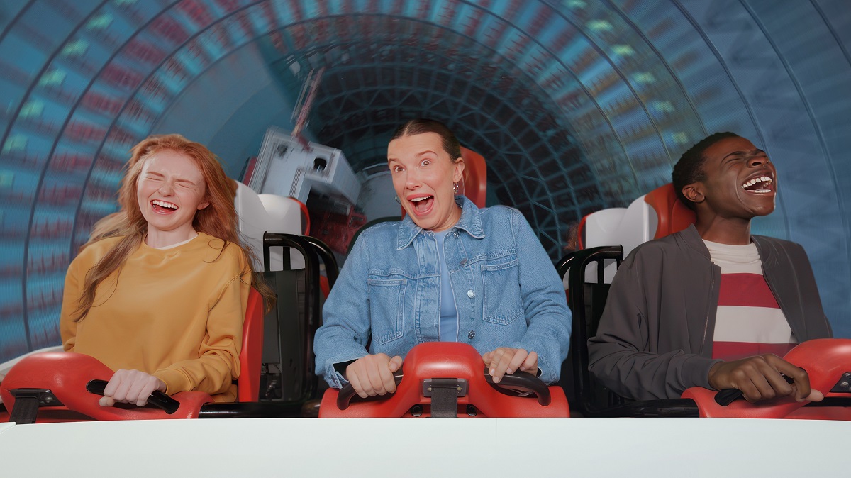British actress Millie Bobby Brown is starring in a new advert for entertainment destination Yas Island in Abu Dhabi. (Supplied)