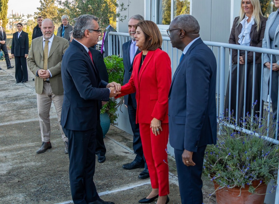 UN envoy Maria Angela Holguin seeking to break a deadlock in Cyprus’s long-running division said she was cautiously optimistic about a breakthrough but that it would be premature to convene a multi-nation summit on the conflict. (X/@UN_CYPRUS)
