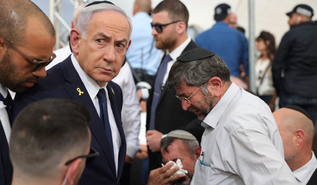 “Antisemitism is a cancer that spreads when leaders are silent,” Netanyahu added during a televised public address at an event in southern Israel. (AFP)