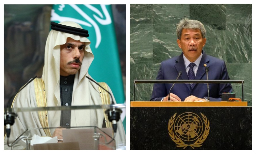 Saudi Foreign Minister Prince Faisal bin Farhan held a telephone conversation with his Malaysian counterpart Mohamad Hasan on Tuesday. (File/AFP)