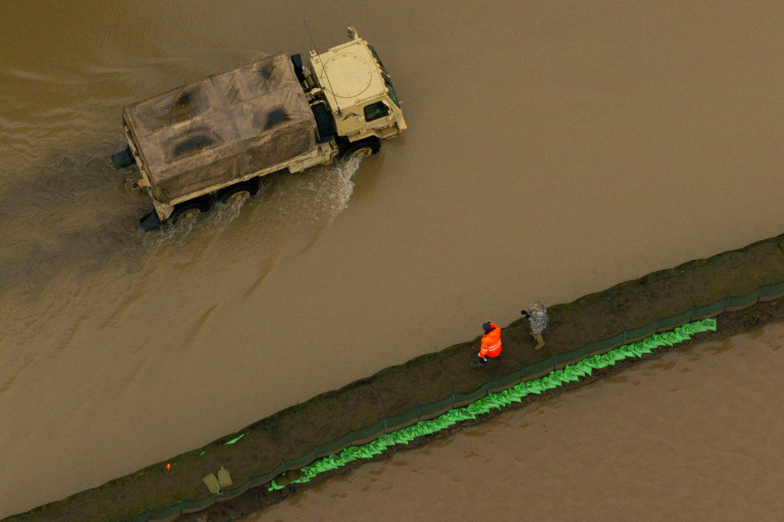 Damage from record flooding in Washington state is profound, with more on the way, governor says