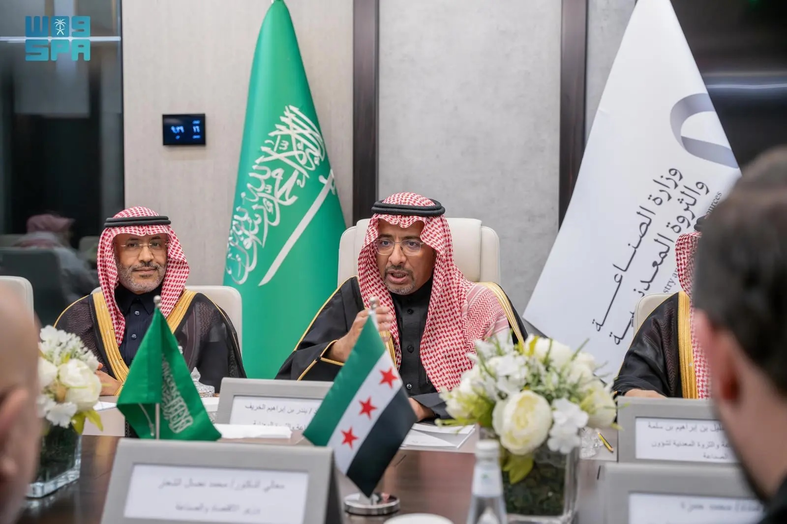 Alkhorayef expressed his pleasure at Syria’s participation as the guest of honor at the third edition of the Made in Saudi Expo. SPA