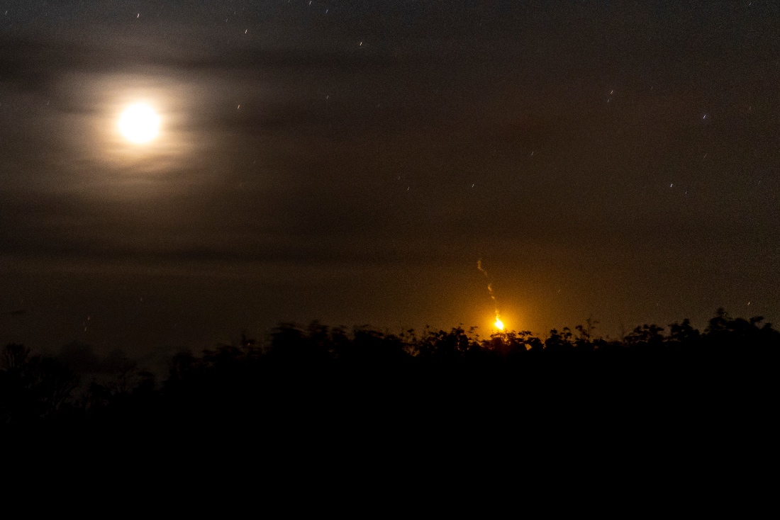 Thai military forces fire a flare during its fighting against Cambodia, in Surin province, Thailand. (AP)