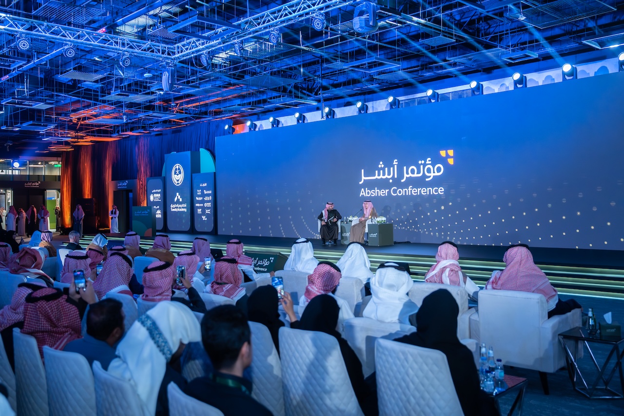 The three-day event, which showcased digital transformation initiatives and emerging technologies, was officially opened by Prince Abdulaziz bin Saud, Minister of Interior. (AN/Huda Bashatah)