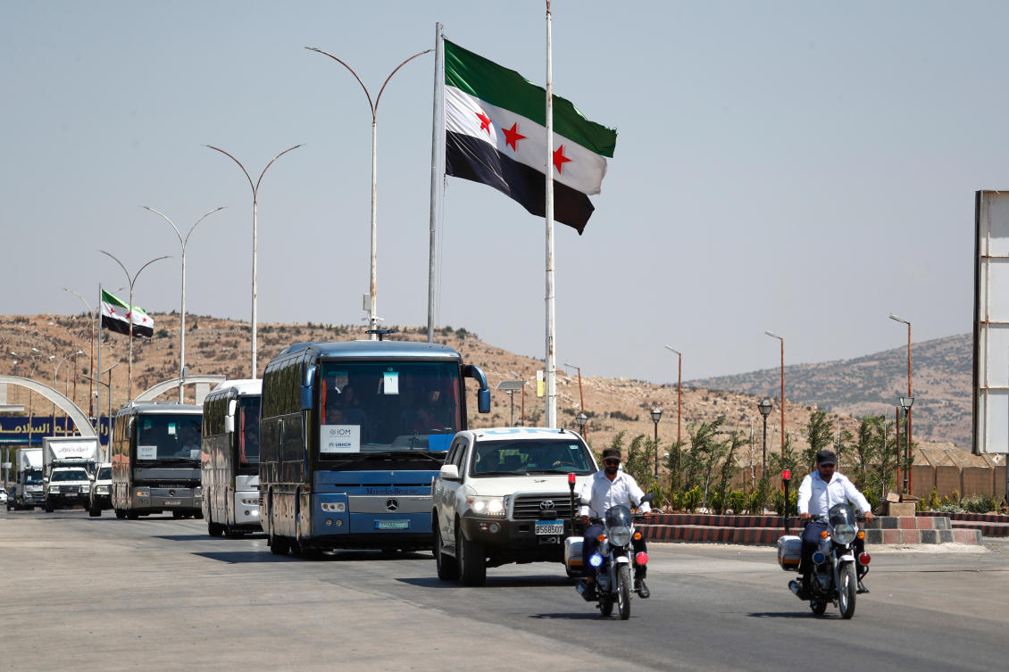 The U.S. Senate voted to permanently remove the sweeping Caesar Act sanctions, which could boost investments in Syria, UNHCR Lebanon Representative Karolina Lindholm Billing said. (AP)