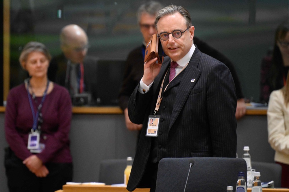 Belgium’s Prime Minister Bart De Wever. (Reuters)