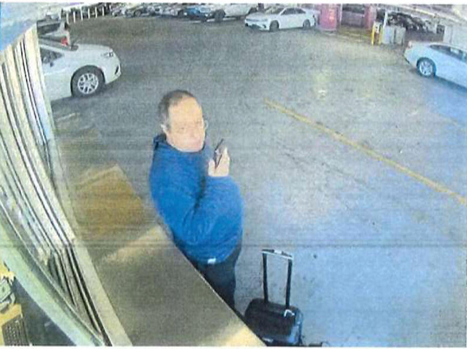 This image provided by Providence Police Dept. shows surveillance images of Claudio Neves Valente, a suspect in the mass shooting at Brown University. (Providence Police Dept. via AP)