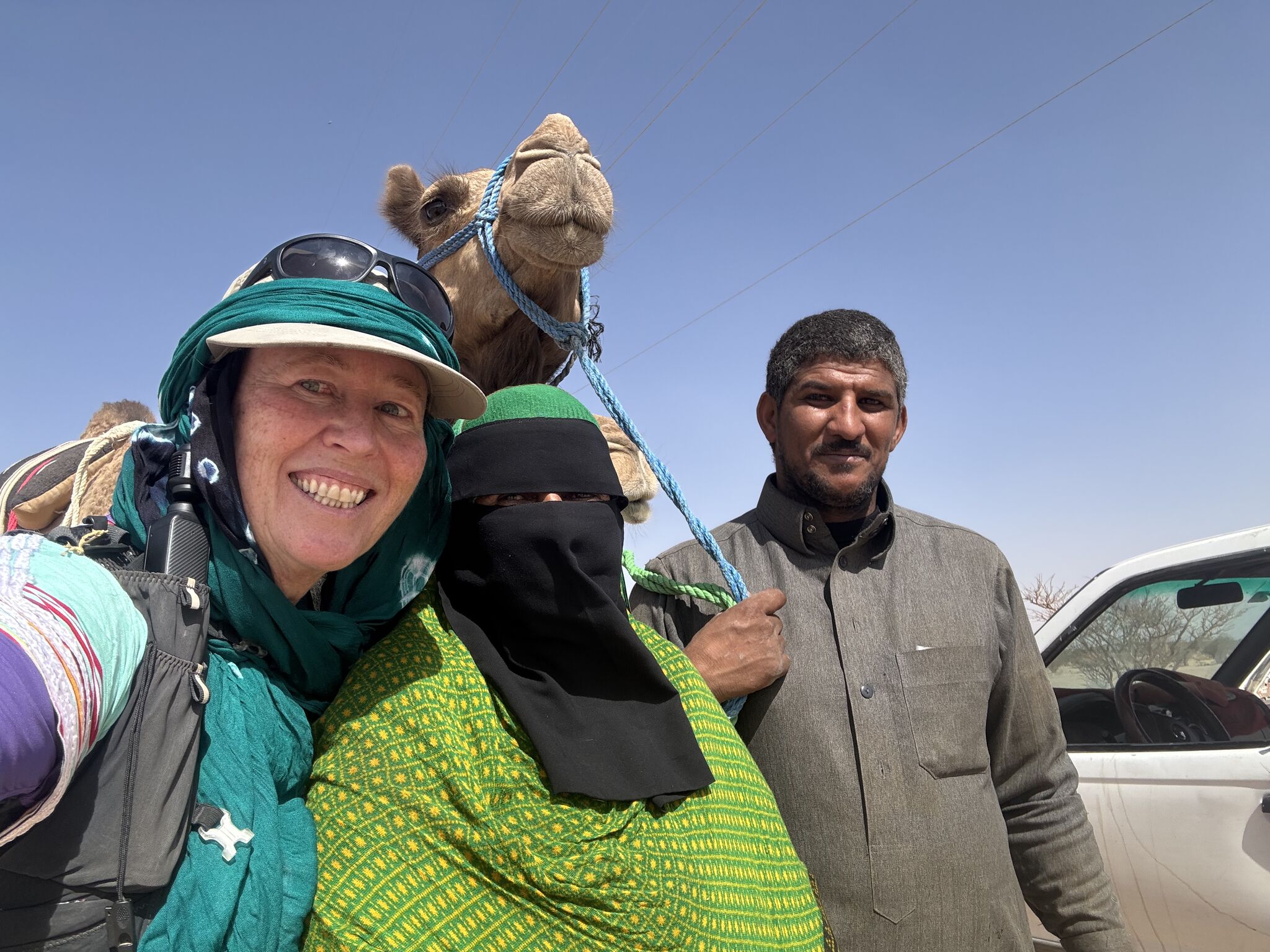British explorer Alice Morrison has become the first person to walk the entire length of Saudi Arabia from north to south, completing a 2,200 km journey entirely on foot. (Supplied)