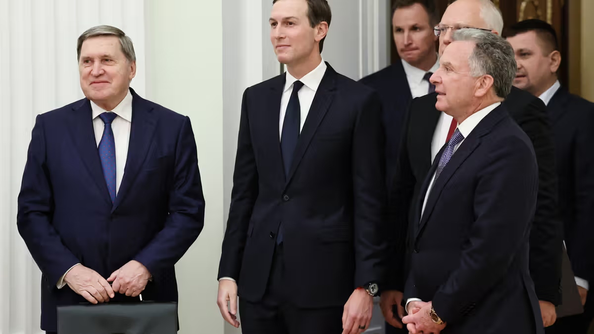 Dmitriev met with US President Donald Trump’s envoy Steve Witkoff and Trump’s son-in-law Jared Kushner in Miami, the agency reported. (AP file))