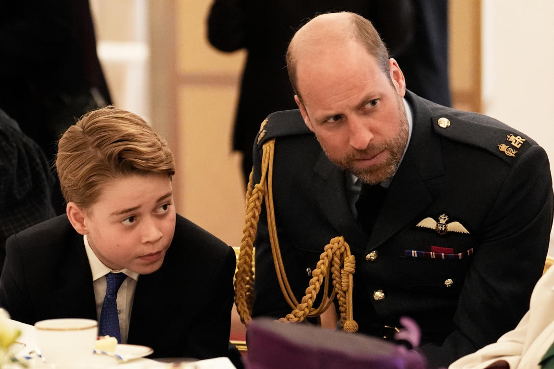 Prince William brings his son to the same homeless shelter he first visited with Princess Diana
