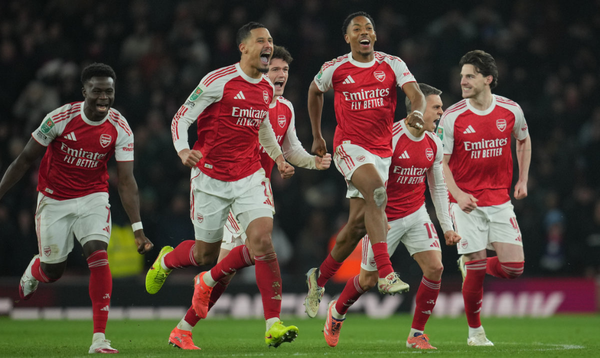 Arsenal edge Palace on penalties to reach League Cup semifinals