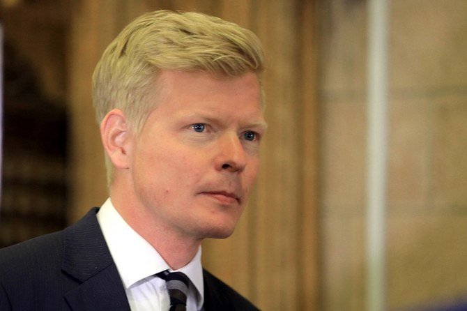 The UN Special Envoy for Yemen Hans Grundberg. (AFP/File)