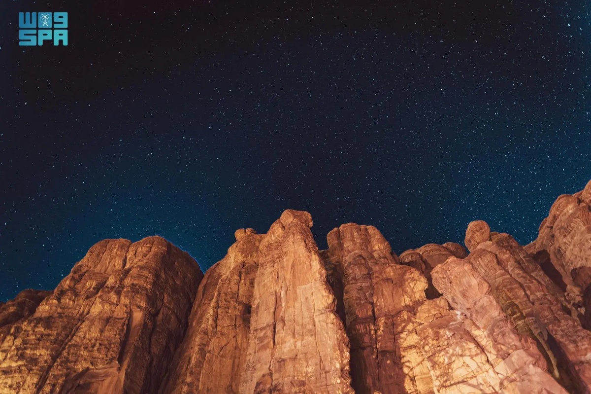 AlUla's nature reserves feature towering sandstone cliffs, labyrinthine canyons, tranquil basins, and volcanic formations. (SPA)